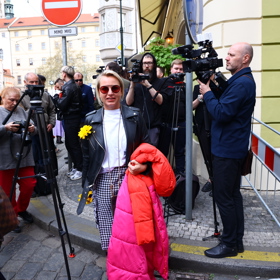Přišla i Martina Pártlová.