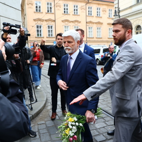 Petr Pavel dorazil na pohřeb Aničky Slováčkové.